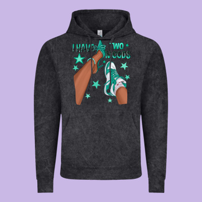 Teal I Have Two Moods Afro Girl Sneakers Vintage Hoodie Designed By Texasbilliewilder