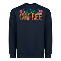 Navy but first coffee Heavyweight Sweatshirt - texasbilliewilder