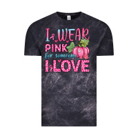 Cloud Black i wear pink for someone i love Vintage Tee - Zillion Design Studio