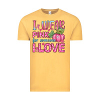 Vintage Mustard i wear pink for someone i love Vintage Tee - Zillion Design Studio