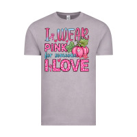 Vintage Zinc i wear pink for someone i love Vintage Tee - Zillion Design Studio
