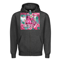 Charcoal Heather Breast Cancer Boxing Gloves Zipper Hoodie - Artiststas