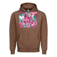 Chestnut Breast Cancer Boxing Gloves Zipper Hoodie - Artiststas