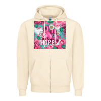Sandshell Breast Cancer Boxing Gloves Zipper Hoodie - Artiststas