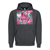 Smoke Breast Cancer Boxing Gloves Zipper Hoodie - Artiststas