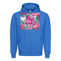 True Royal Breast Cancer Boxing Gloves Zipper Hoodie - Artiststas