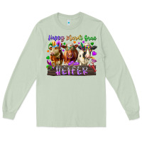 Matcha happy mardi gras heifer Long Sleeve Tee - RacoonDesign