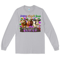 Moon Dust happy mardi gras heifer Long Sleeve Tee - RacoonDesign