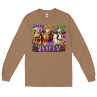 Toasted Coconut happy mardi gras heifer Long Sleeve Tee - RacoonDesign