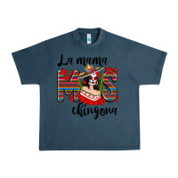 Midnight Navy la mama mos chingona Urban Heavy Tee - texasbilliewilder