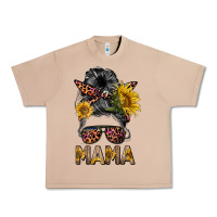 Burro mess bun mama sunflowers Urban Heavy Tee - BarkalooDesign