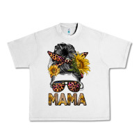 Lunar Rock mess bun mama sunflowers Urban Heavy Tee - BarkalooDesign