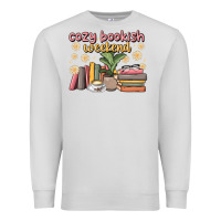 Dove Grey cozy bookish weekend Premium Sweatshirt - MaliasSmallBusiness