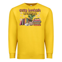Lemon cozy bookish weekend Premium Sweatshirt - MaliasSmallBusiness