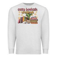 Oatmeal Heather cozy bookish weekend Premium Sweatshirt - MaliasSmallBusiness