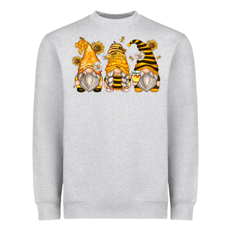 Bumble Bee Gnomes Heavyweight Sweatshirt by Zillion Design Studio | Teevron