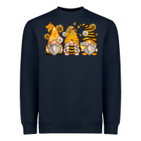 Navy bumble bee gnomes Heavyweight Sweatshirt - Zillion Design Studio