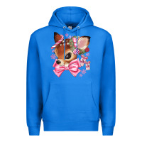 True Royal reindeer head christmas Premium Hoodie - MaliasSmallBusiness