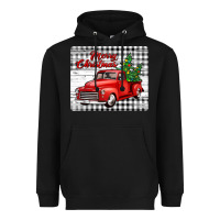Black merry christmas mousepad Heavyweight Hoodie - Jasminsmagicworld