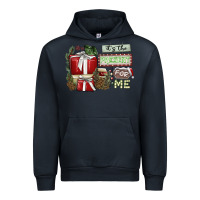Navy It's The Present For Me Urban Hoodie - SublimationCraftShop
