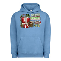 Pigment Pebble Blue It's The Present For Me Urban Hoodie - SublimationCraftShop