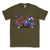Army Green western truck fourth of july Classic Tee - FaDigitalArtStudio