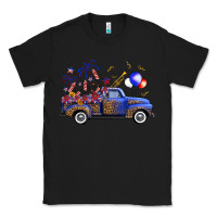 Black western truck fourth of july Classic Tee - FaDigitalArtStudio