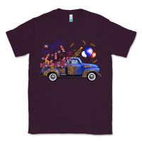 Plum western truck fourth of july Classic Tee - FaDigitalArtStudio