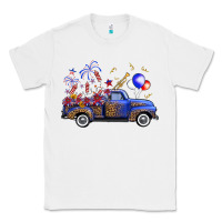White western truck fourth of july Classic Tee - FaDigitalArtStudio