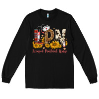 Black lpn licensed practical nurse Long Sleeve Tee - FaDigitalArtStudio