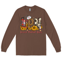 Chestnut lpn licensed practical nurse Long Sleeve Tee - FaDigitalArtStudio