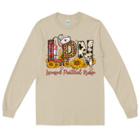Mushroom lpn licensed practical nurse Long Sleeve Tee - FaDigitalArtStudio