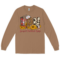Toasted Coconut lpn licensed practical nurse Long Sleeve Tee - FaDigitalArtStudio