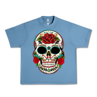 Pebble Blue mexican day of the dead Urban Heavy Tee - texasbilliewilder