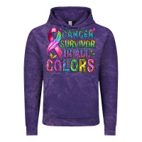 Cloud Purple cancer survivor in all colors Vintage Hoodie - texasbilliewilder
