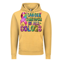 Vintage Mustard cancer survivor in all colors Vintage Hoodie - texasbilliewilder