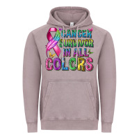 Vintage Zinc cancer survivor in all colors Vintage Hoodie - texasbilliewilder