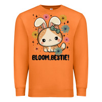 Carrot bloom bestie cat Premium Sweatshirt - MaliasSmallBusiness
