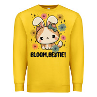 Lemon bloom bestie cat Premium Sweatshirt - MaliasSmallBusiness