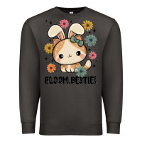 Smoke bloom bestie cat Premium Sweatshirt - MaliasSmallBusiness
