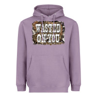 Lavender Western Wasted On You Background Heavyweight Hoodie - LillyAllenDesigns