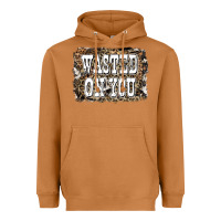 Meerkat Western Wasted On You Background Heavyweight Hoodie - LillyAllenDesigns