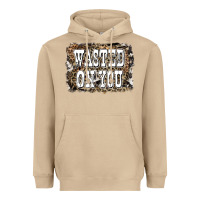 Mushroom Western Wasted On You Background Heavyweight Hoodie - LillyAllenDesigns