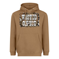 Toasted Coconut Western Wasted On You Background Heavyweight Hoodie - LillyAllenDesigns