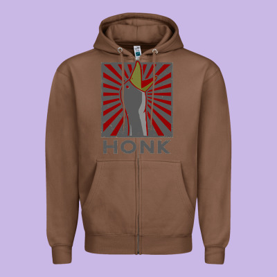 Honk Zipper Hoodie Designed By Bettercallsaul