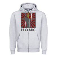 Heather Grey Honk Zipper Hoodie - Bettercallsaul