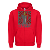 Red Honk Zipper Hoodie - Bettercallsaul