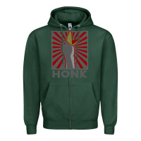 Sports Green Honk Zipper Hoodie - Bettercallsaul