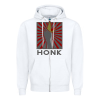 White Honk Zipper Hoodie - Bettercallsaul
