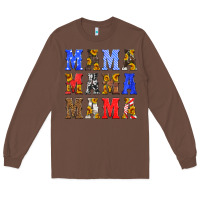 Chestnut mama american flag 4th of july Long Sleeve Tee - HRA Design Shop